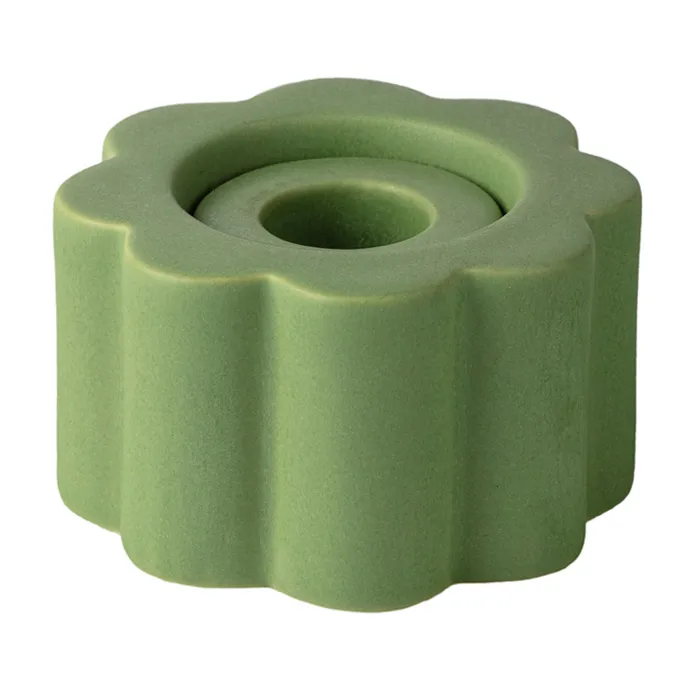 PotteryJo Birgit vas/ljusstake 5 cm Olive