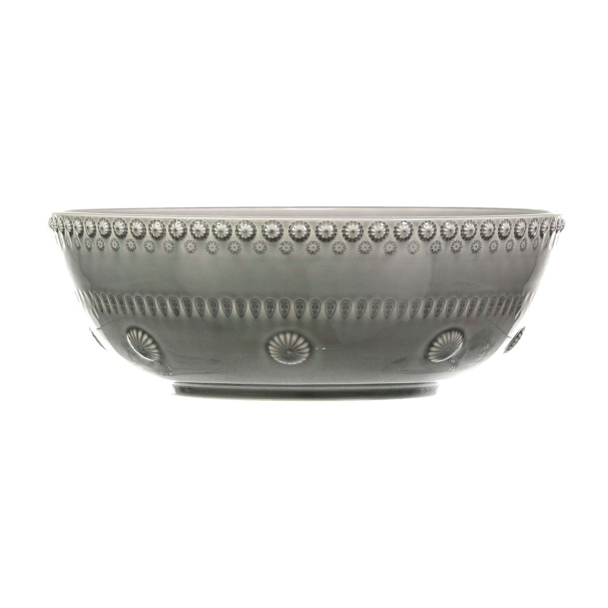 PotteryJo Daisy salladsskål 23 cm Soft grey | Skandinavisk Design | Salladsskålar | Grå
