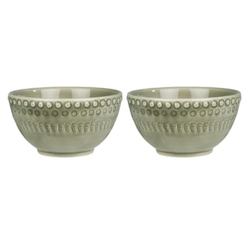 Daisy skål 35 cl 2-pack - Faded army (grön) - PotteryJo