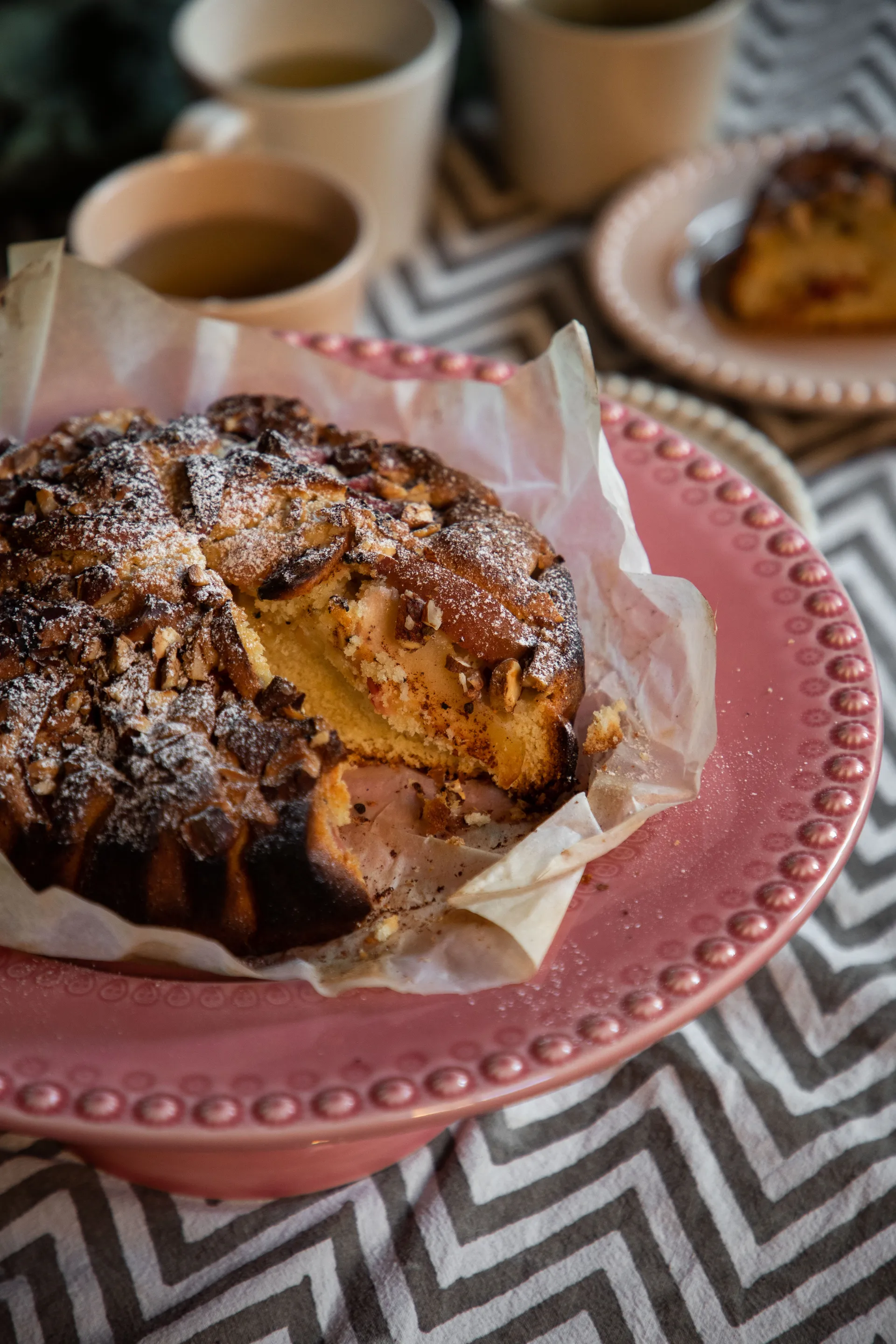 Daisy tårtfat Ø 35 cm, rose PotteryJo