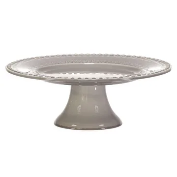 Daisy tårtfat Ø 35 cm - soft grey - PotteryJo