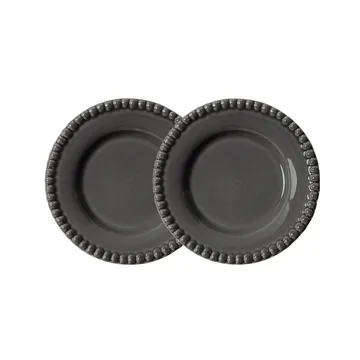 Daria assiett Ø18 cm 2-pack - Clean grey - PotteryJo