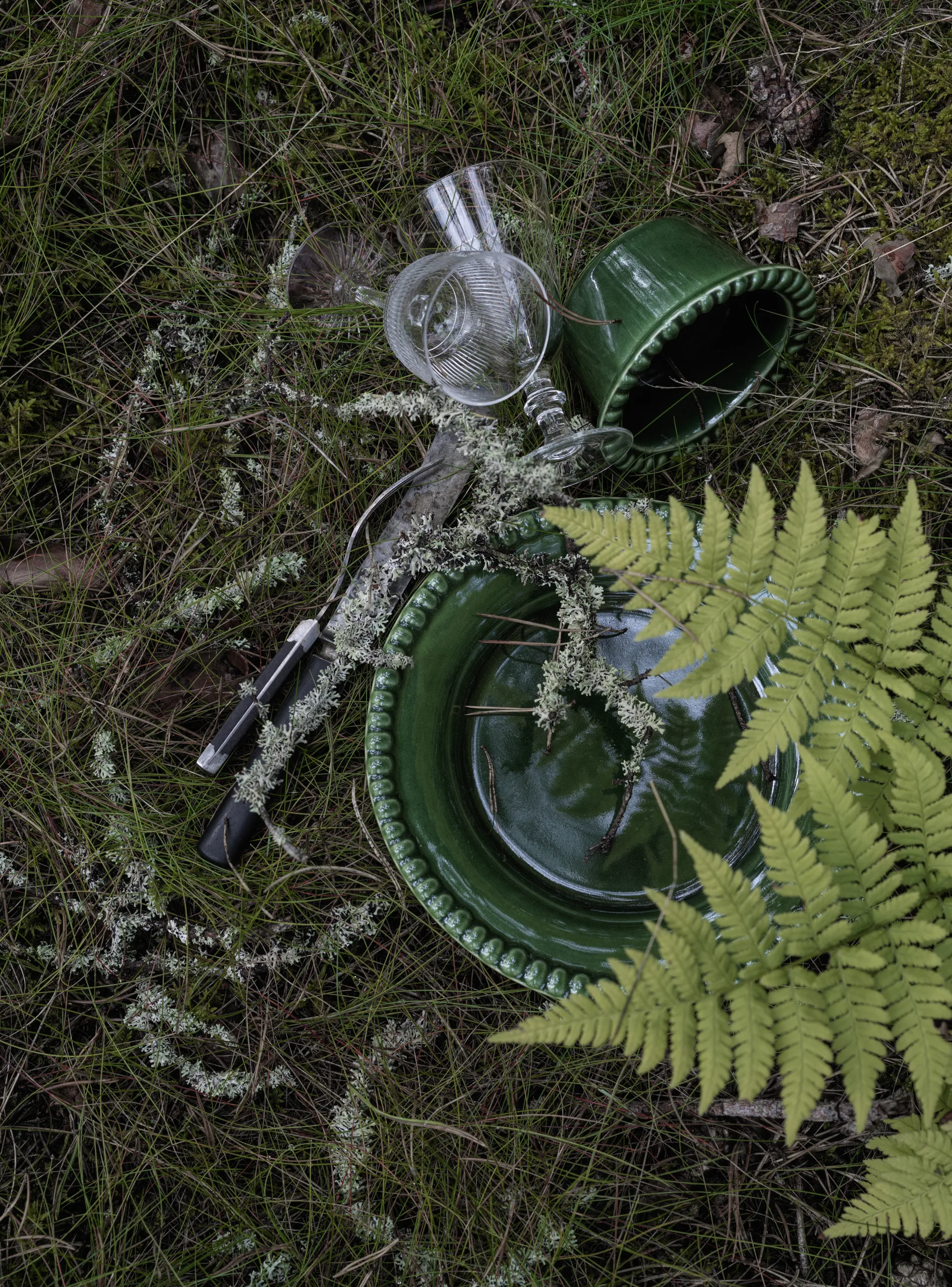 Daria desserttallrik Ø22 cm 2-pack, Moss PotteryJo