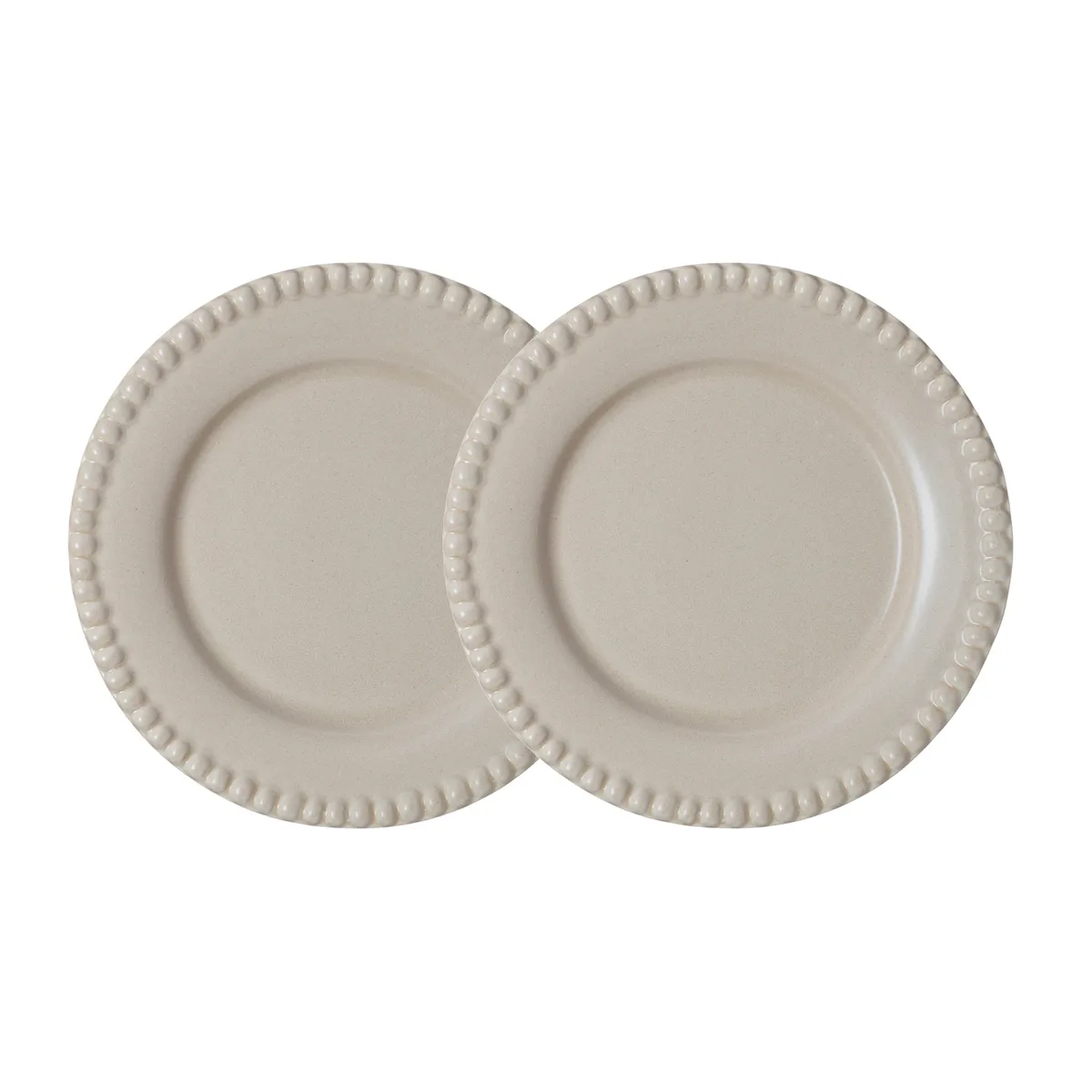 PotteryJo Daria desserttallrik Ø22 cm 2-pack Sand