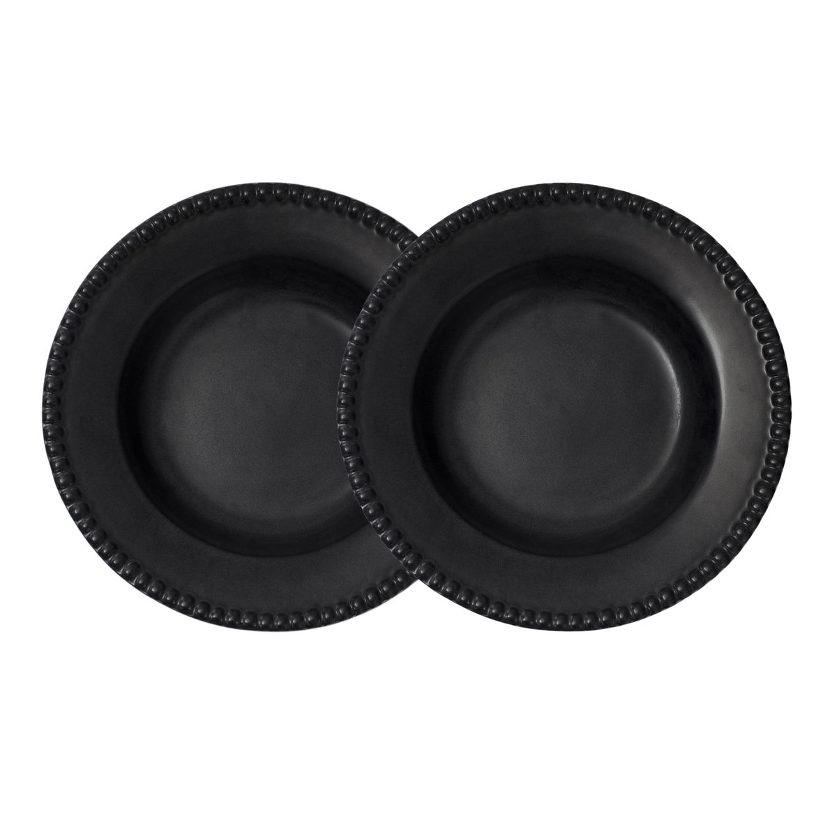 PotteryJo Daria djup tallrik 26 cm 2-pack Ink black