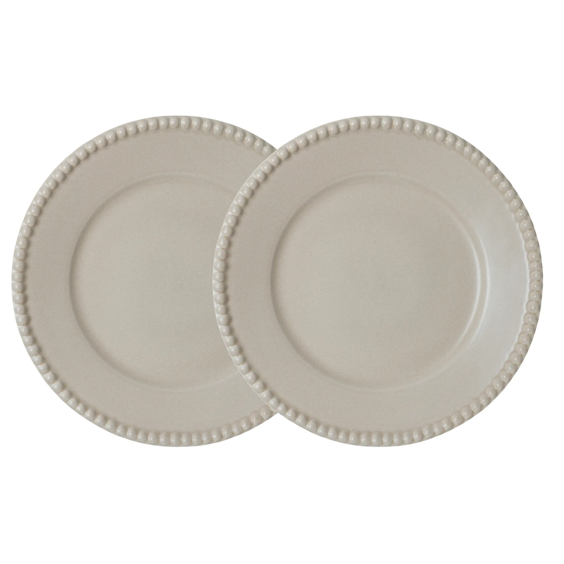 Daria mattallrik Ø28 cm 2-pack, Sand PotteryJo