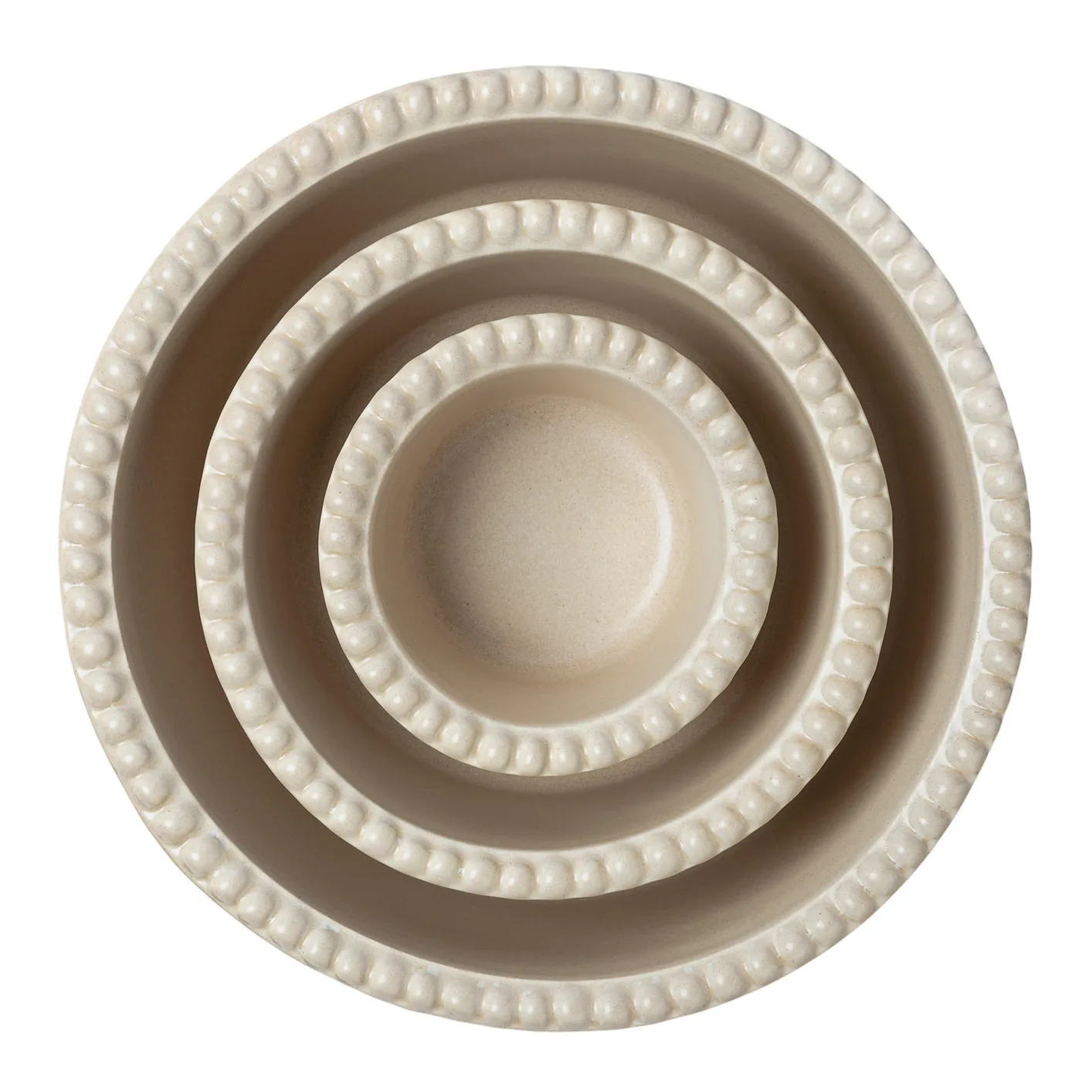 Daria skål Ø23 cm stengods, Sand PotteryJo