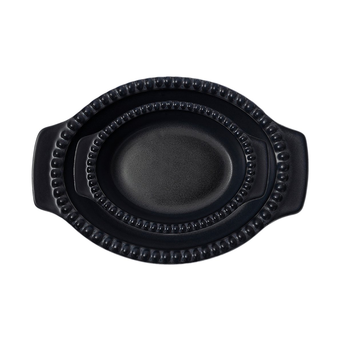 PotteryJo Daria ugnsform 26 cm Ink black | Skandinavisk Design | Ugnsformar | Svart