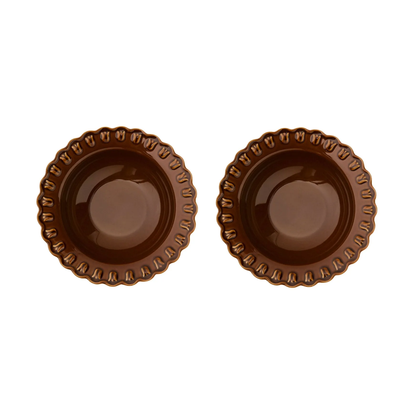 Tulipa djup tallrik Ø23 cm 2-pack, Umbra PotteryJo