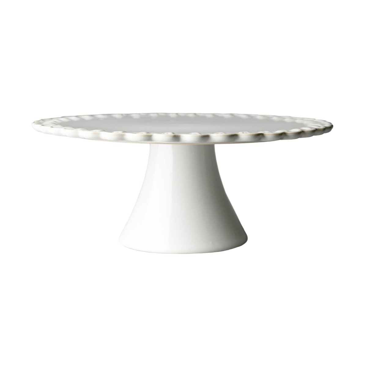 PotteryJo Tulipa tårtfat 30 cm White | Skandinavisk Design | Tårtfat & Kakfat | Vit