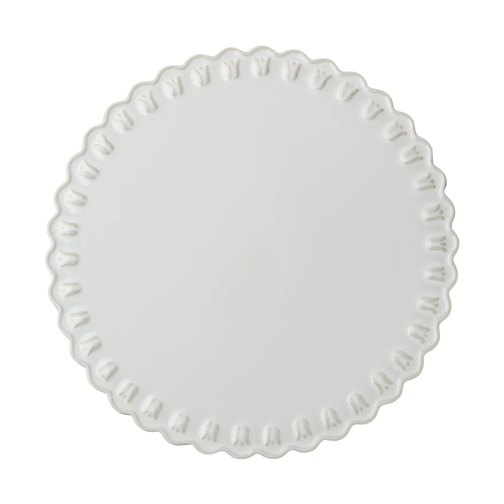 Tulipa tårtfat Ø30 cm, White PotteryJo