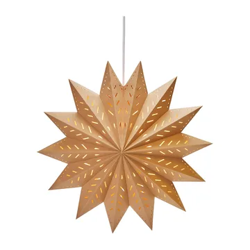 Alfa adventsstjärna brun - Brun, 50 cm - PR Home