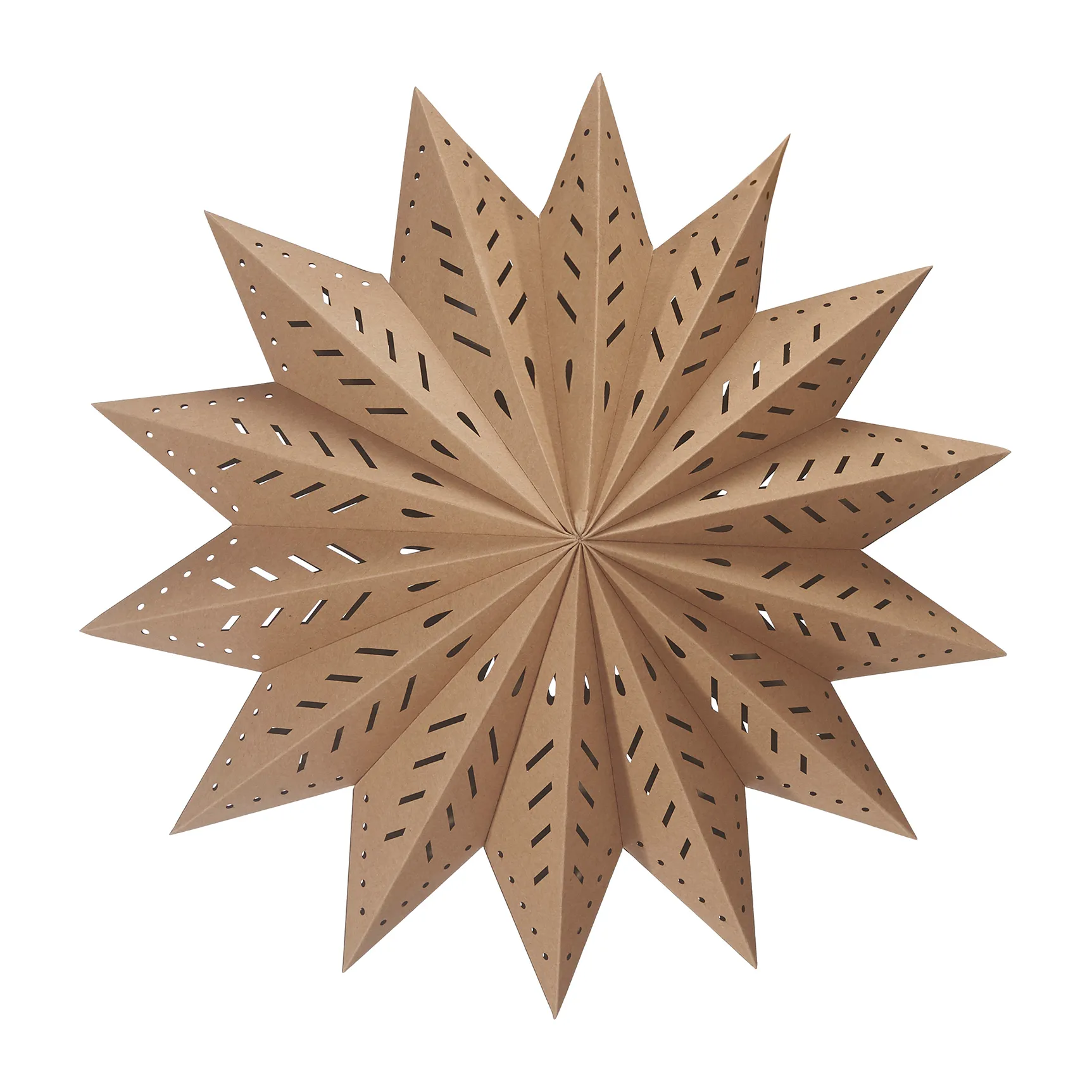 Alfa adventsstjärna brun, Brun, 50 cm PR Home