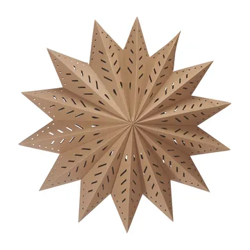 Alfa adventsstjärna brun - Brun, 50 cm - PR Home