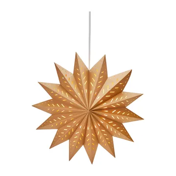 Alfa adventsstjärna brun - Brun, 60 cm - PR Home