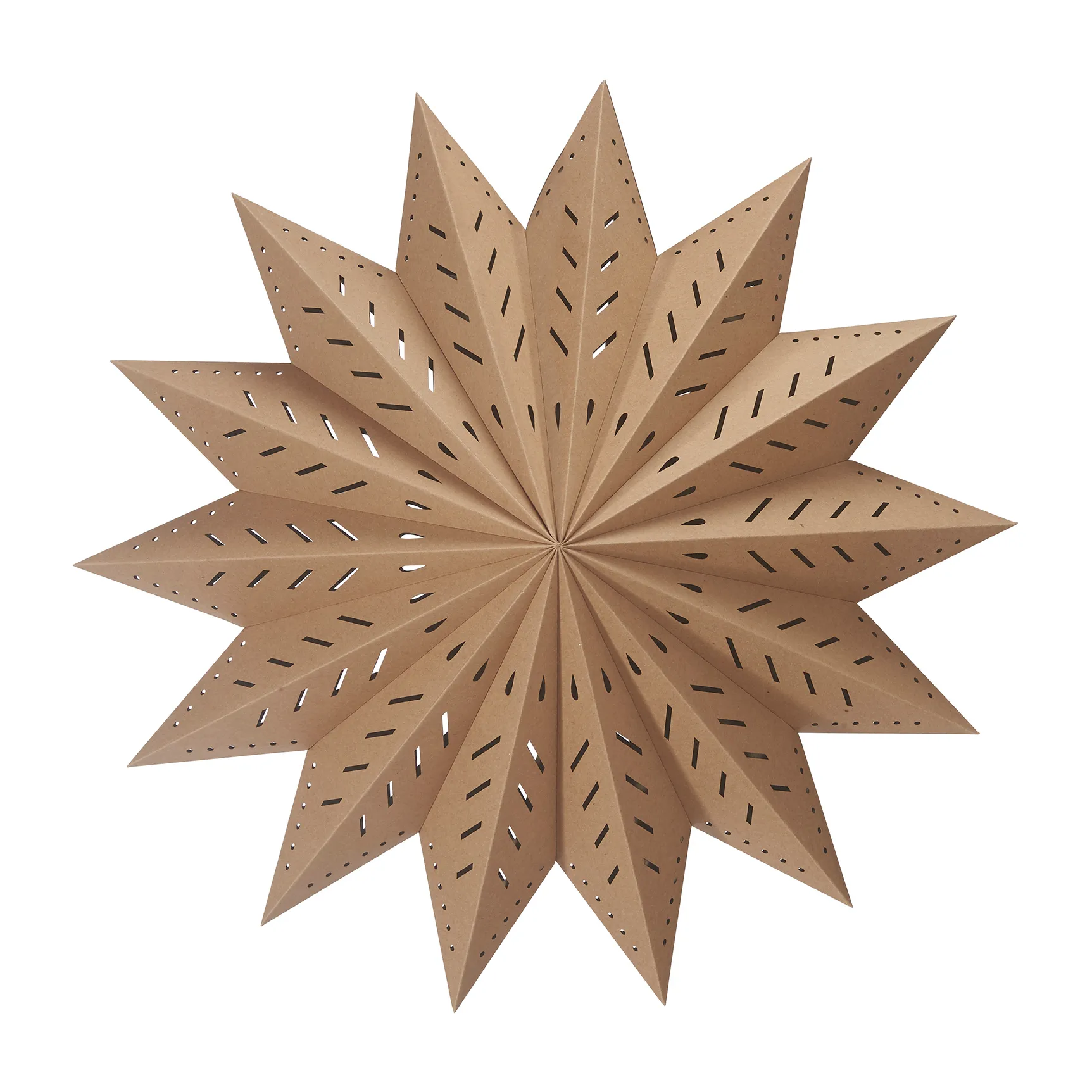 Alfa adventsstjärna brun, Brun, 60 cm PR Home