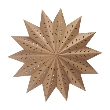 Alfa adventsstjärna brun - Brun, 60 cm - PR Home