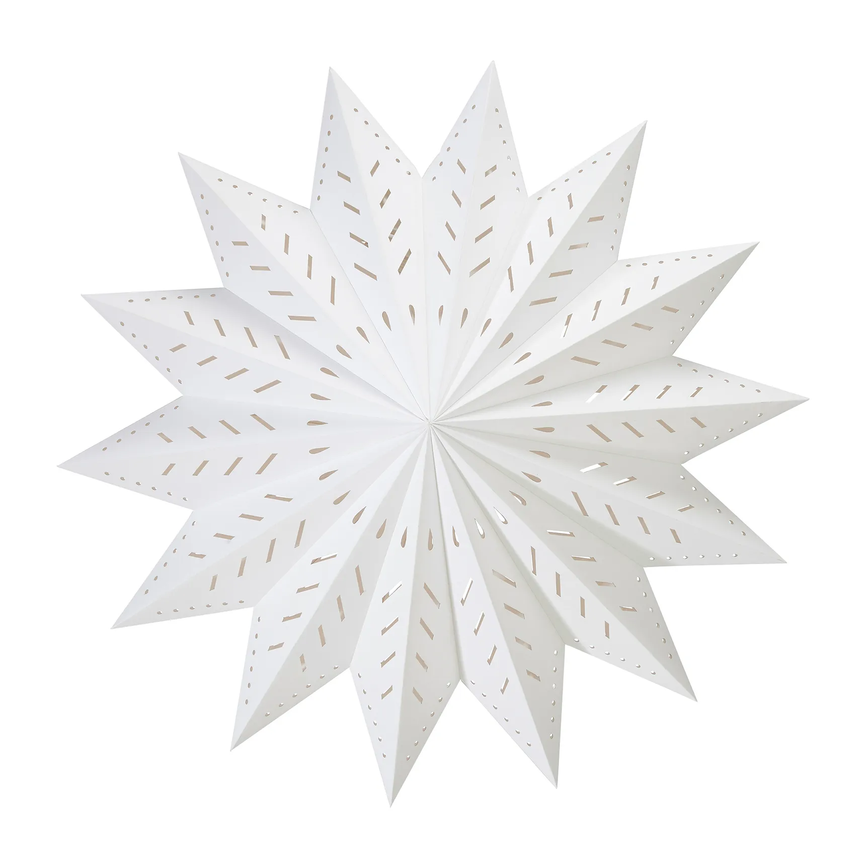 Alfa adventsstjärna vit, 50 cm PR Home