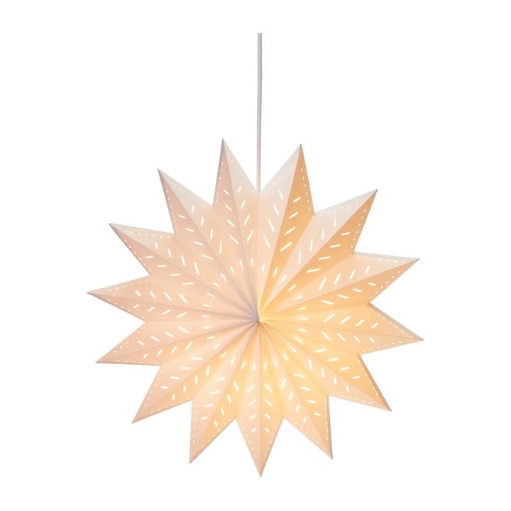 Alfa adventsstjärna vit, 60 cm PR Home