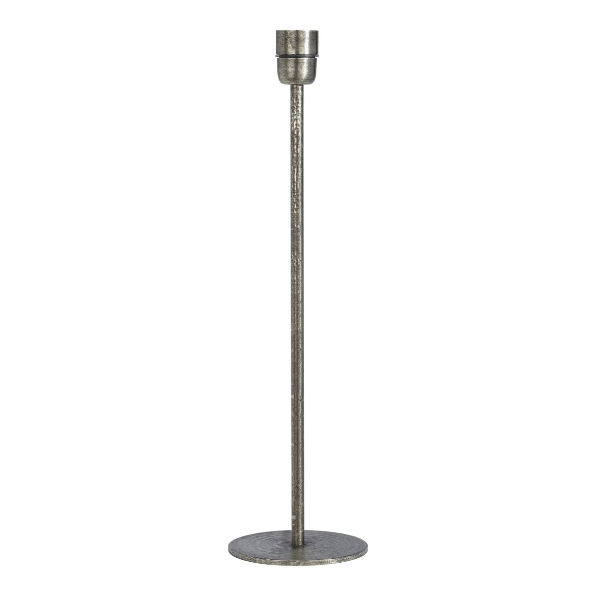 PR Home Base lampfot 45 cm Beaten silver | Skandinavisk Design | Lampfötter | Silverfärgad