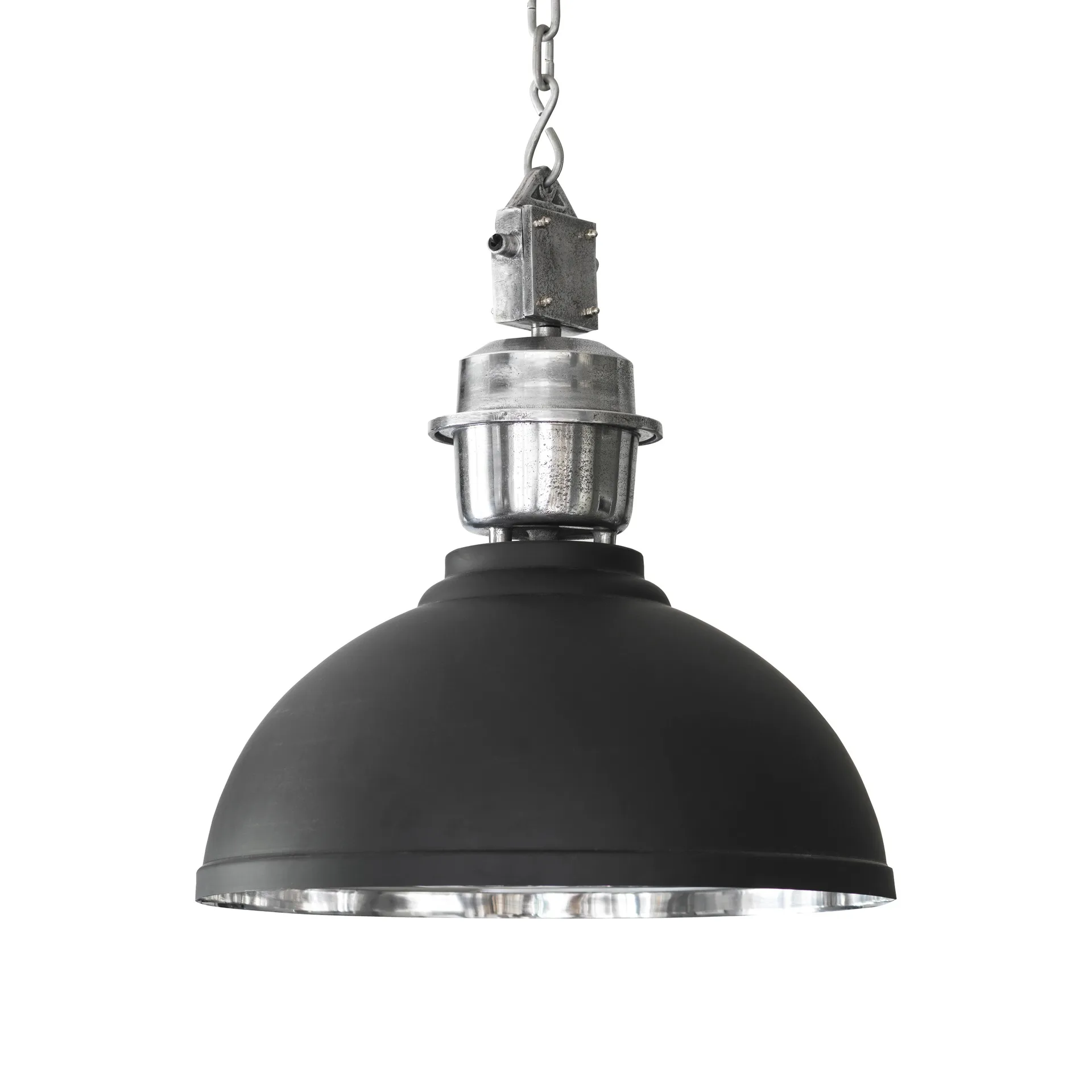 Manchester taklampa Ø35 cm, Svart-silver PR Home