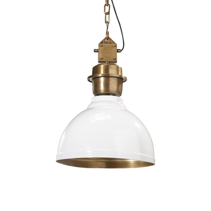 Manchester taklampa Ø35 cm - Vit-mässing - PR Home