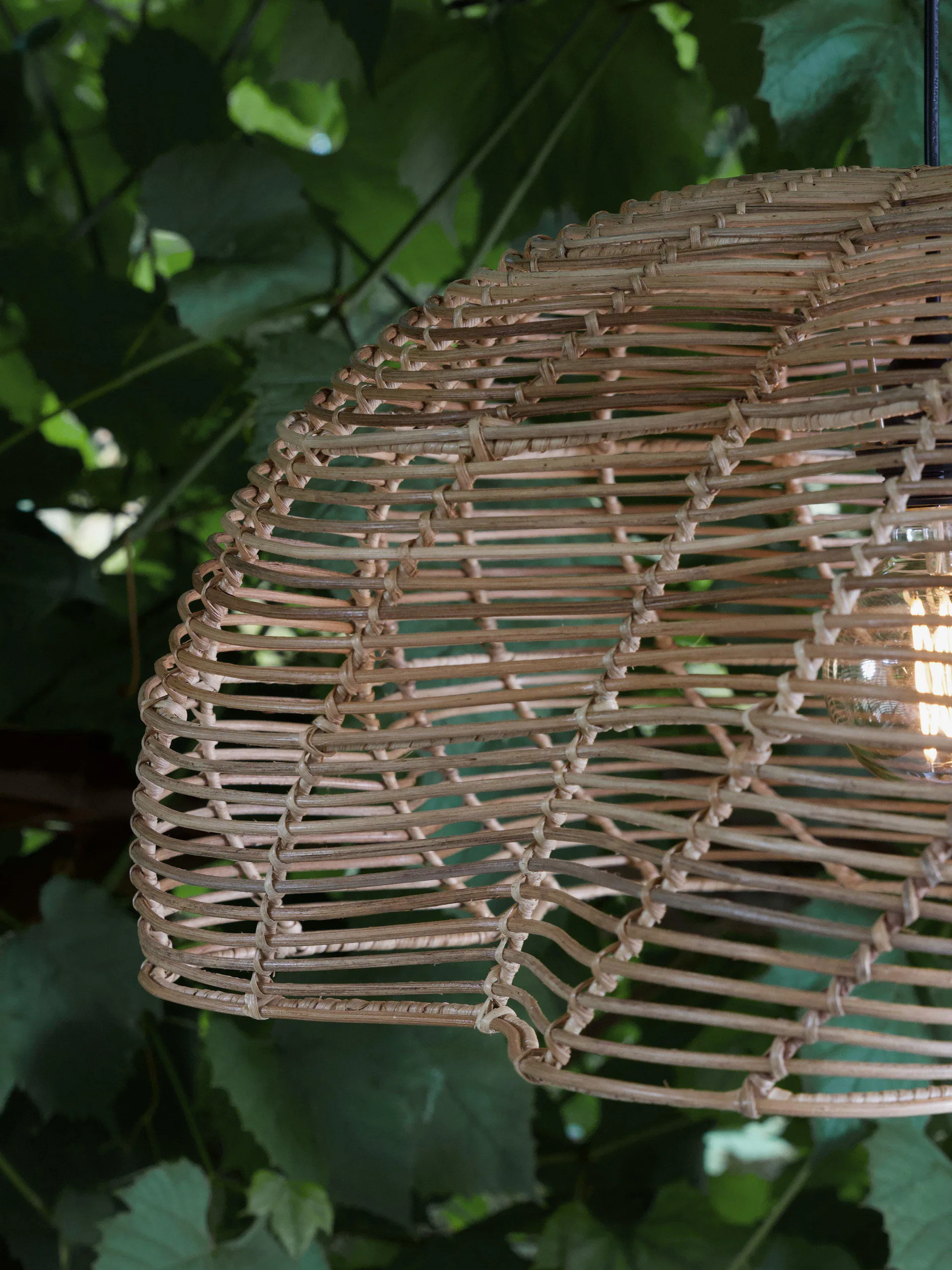 Mayla pendel för utomhusbruk, Natur, Ø53x32 cm PR Home