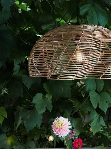 Mayla pendel för utomhusbruk - Natur, Ø53x32 cm - PR Home