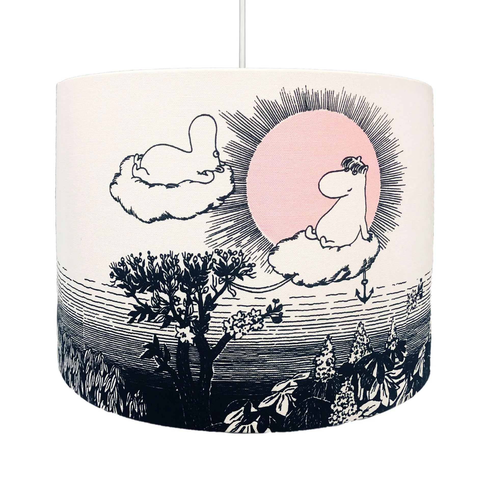 Moomin The Sky taklampa Ø35 cm, Vit PR Home