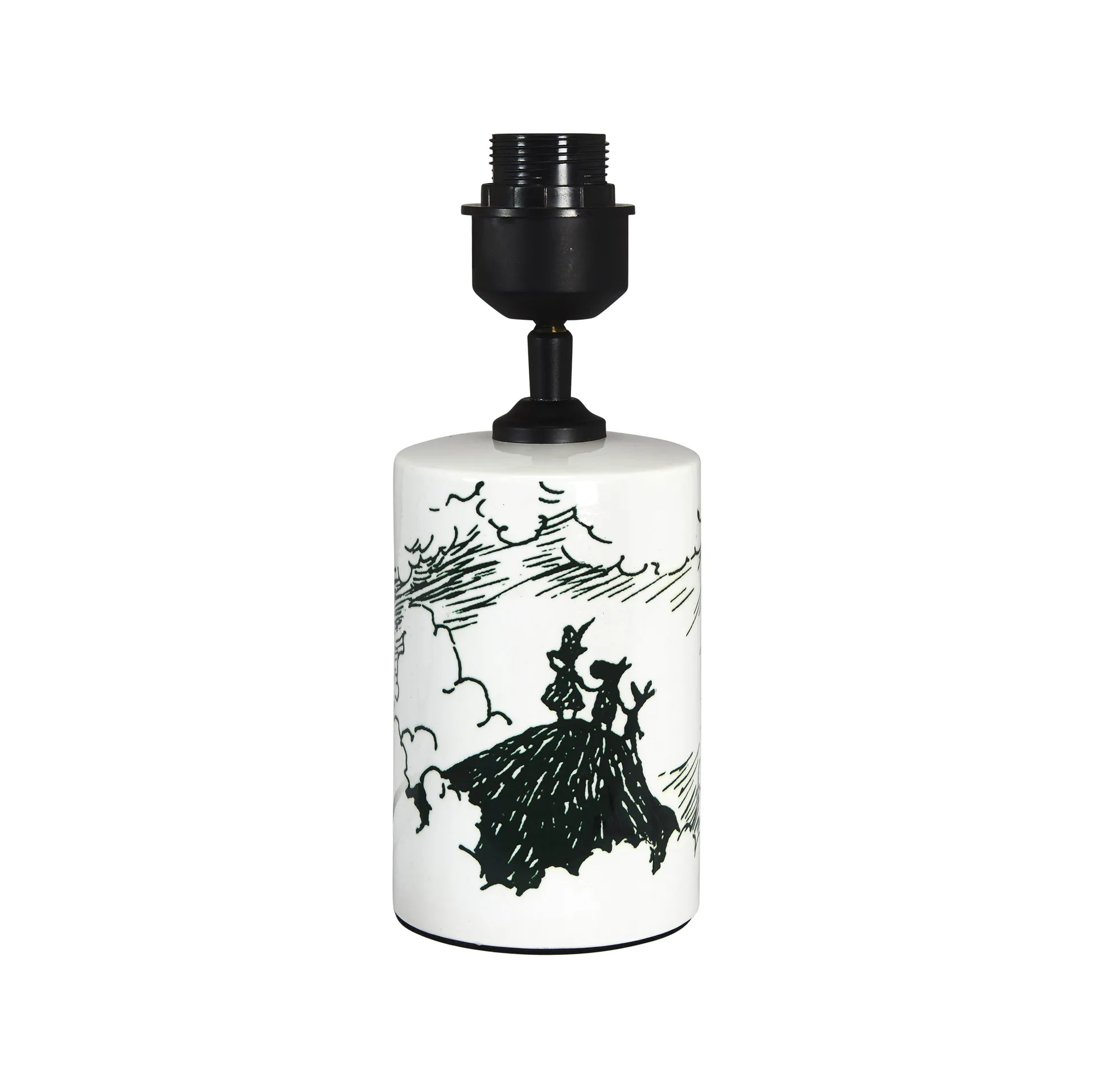 Moomin The Storm lampfot 27 cm, Svart PR Home