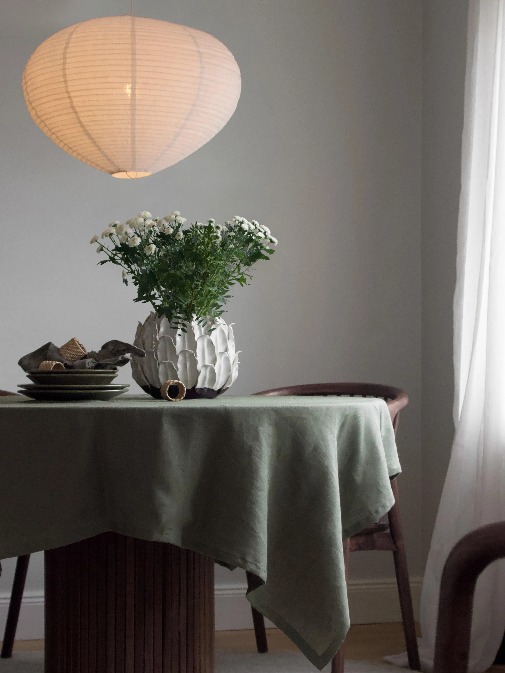 Verona lampskärm, Vit, Ø55x40 cm PR Home