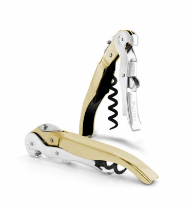 Pulltex Clickcut vinöppnare Guld | Skandinavisk Design | Flasköppnare & Förslutning | Silverfärgad