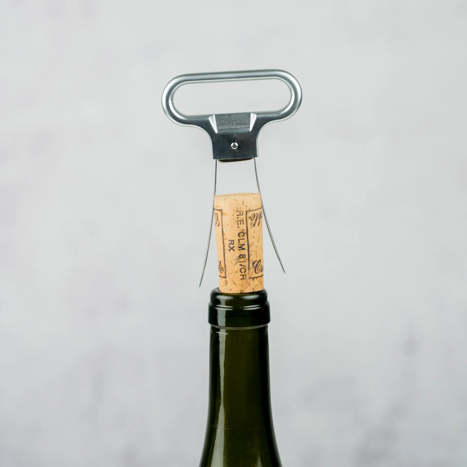 Pulltex korkurdragare med blad, Rostfritt stål Pulltex