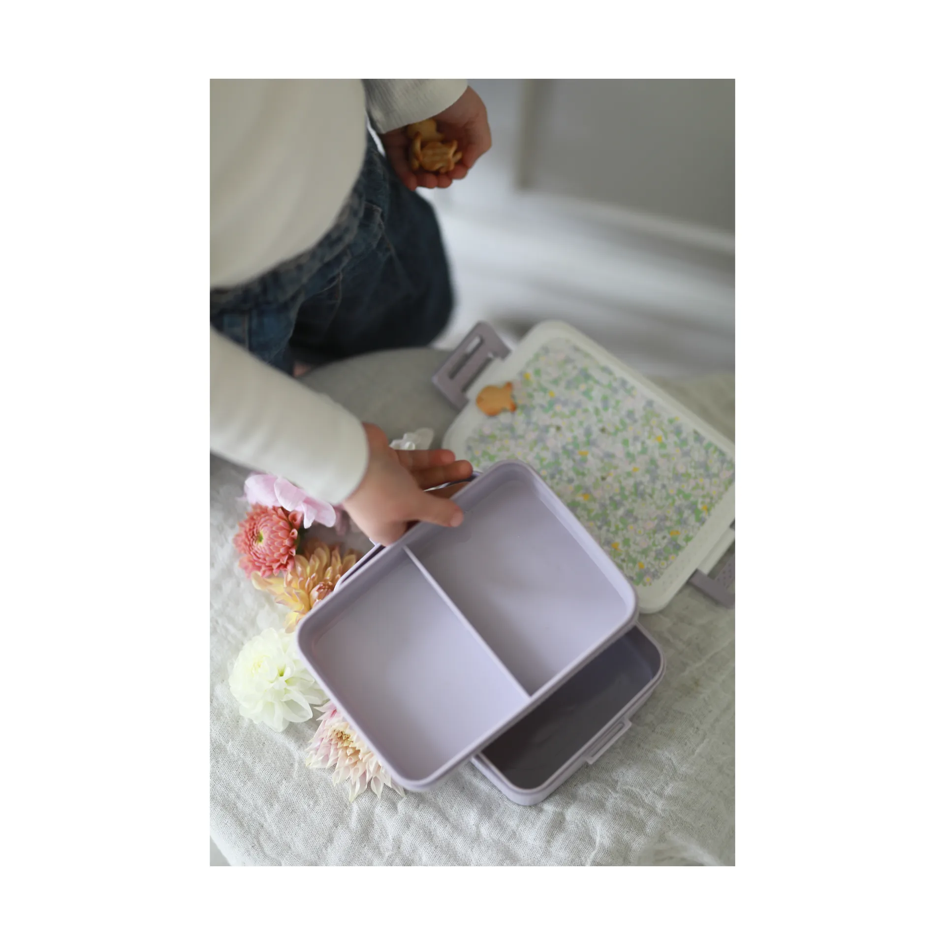 Elsa Beskow Blomsterfesten lunchlåda 8x18,5 cm, Multi Rätt Start