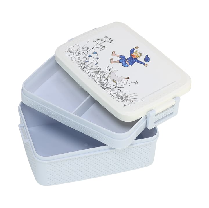 Emil i Lönneberga lunchlåda 8x18,5 cm, Blå-vit Rätt Start