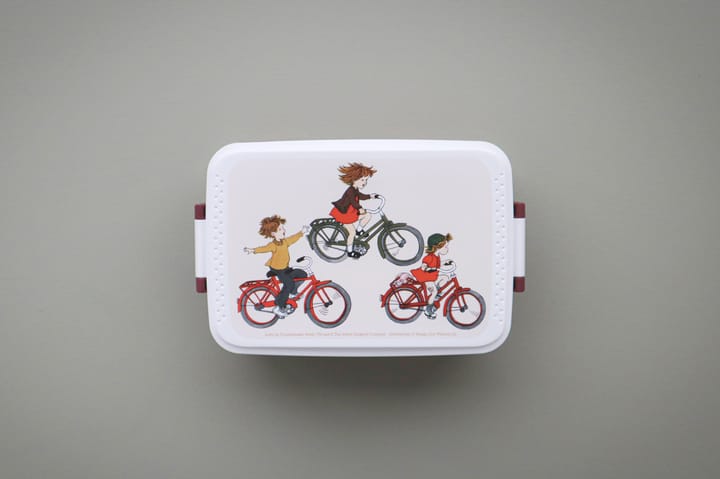 Lotta på Bråkmakargatan lunchlåda 8x18,5 cm, Brun-vit Rätt Start