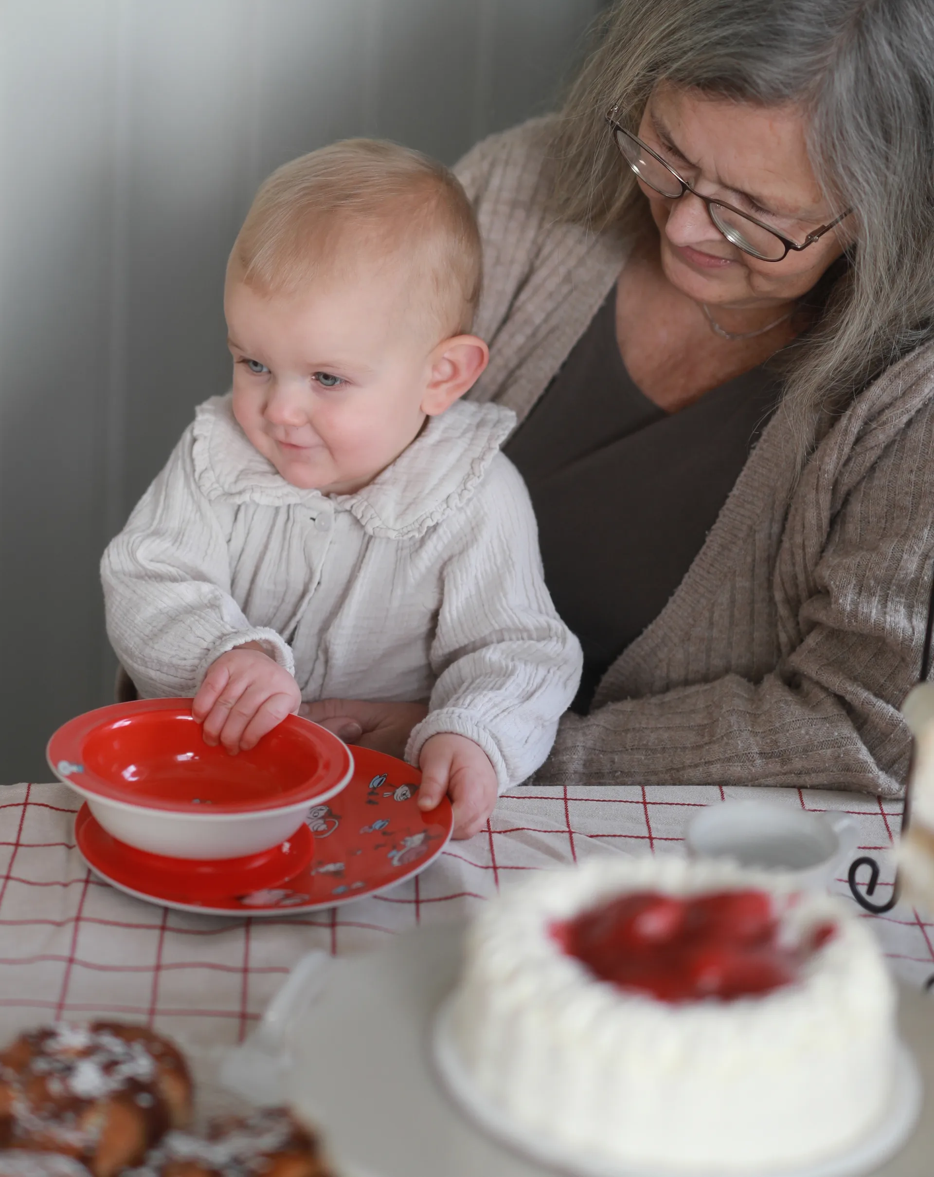Mumin Lilla My sugkoppstallrik Ø15,5 cm, Röd Rätt Start