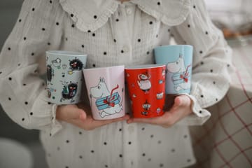 Mumin Lilla My tumblermuggar 20 cl 2-pack - Röd-rosa - Rätt Start