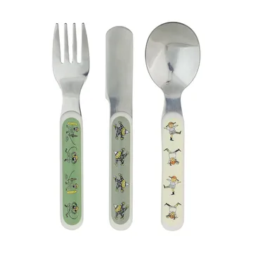 Pippi Cirkus barnbestick 3 delar - Multi - Rätt Start