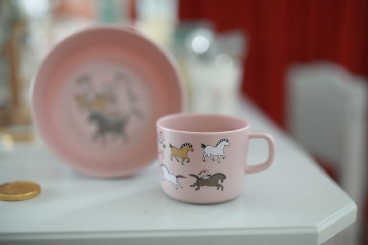 Pippi Cirkus mugg 25 cl, Rosa Rätt Start