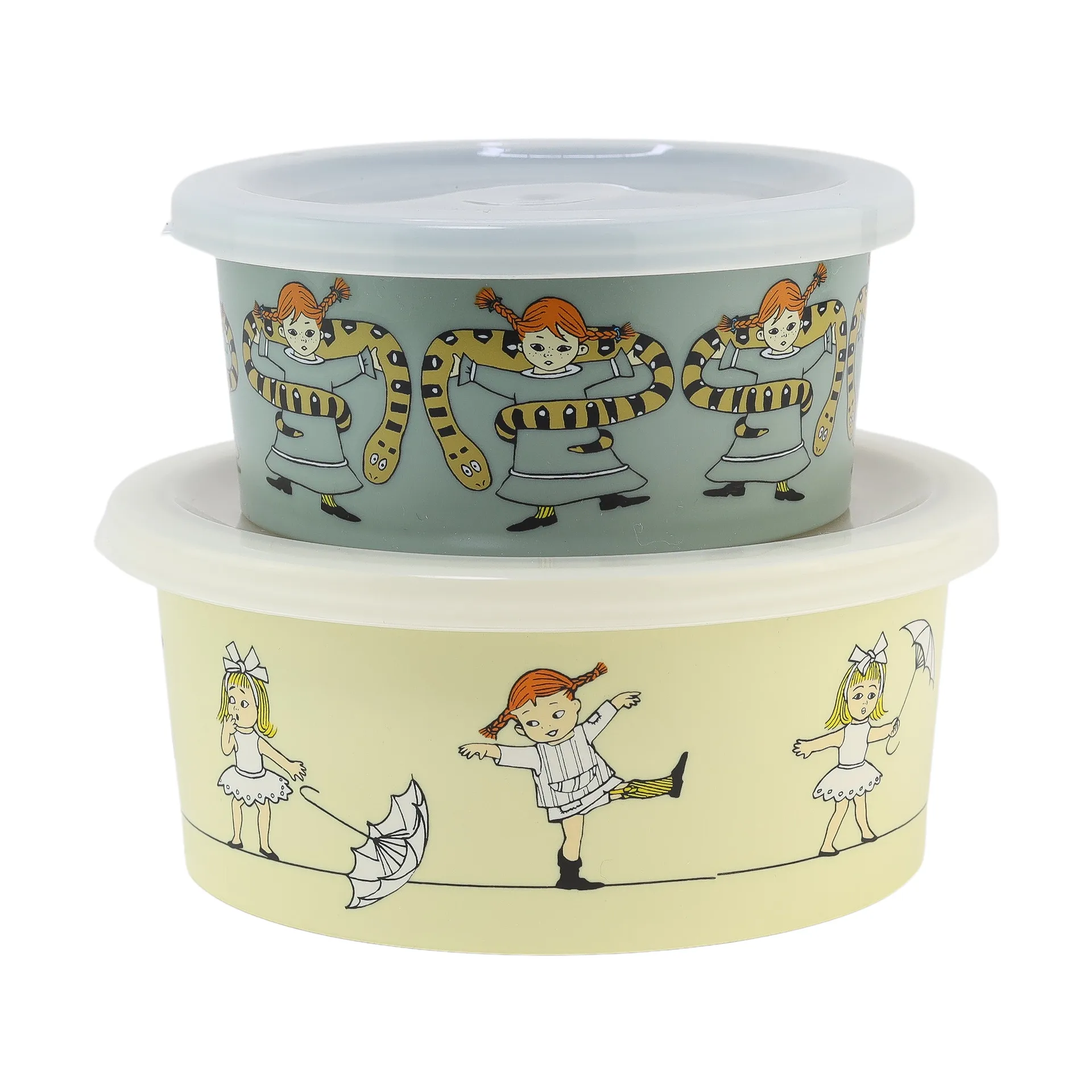 Pippi Cirkus snackbox 2-pack, Multi Rätt Start