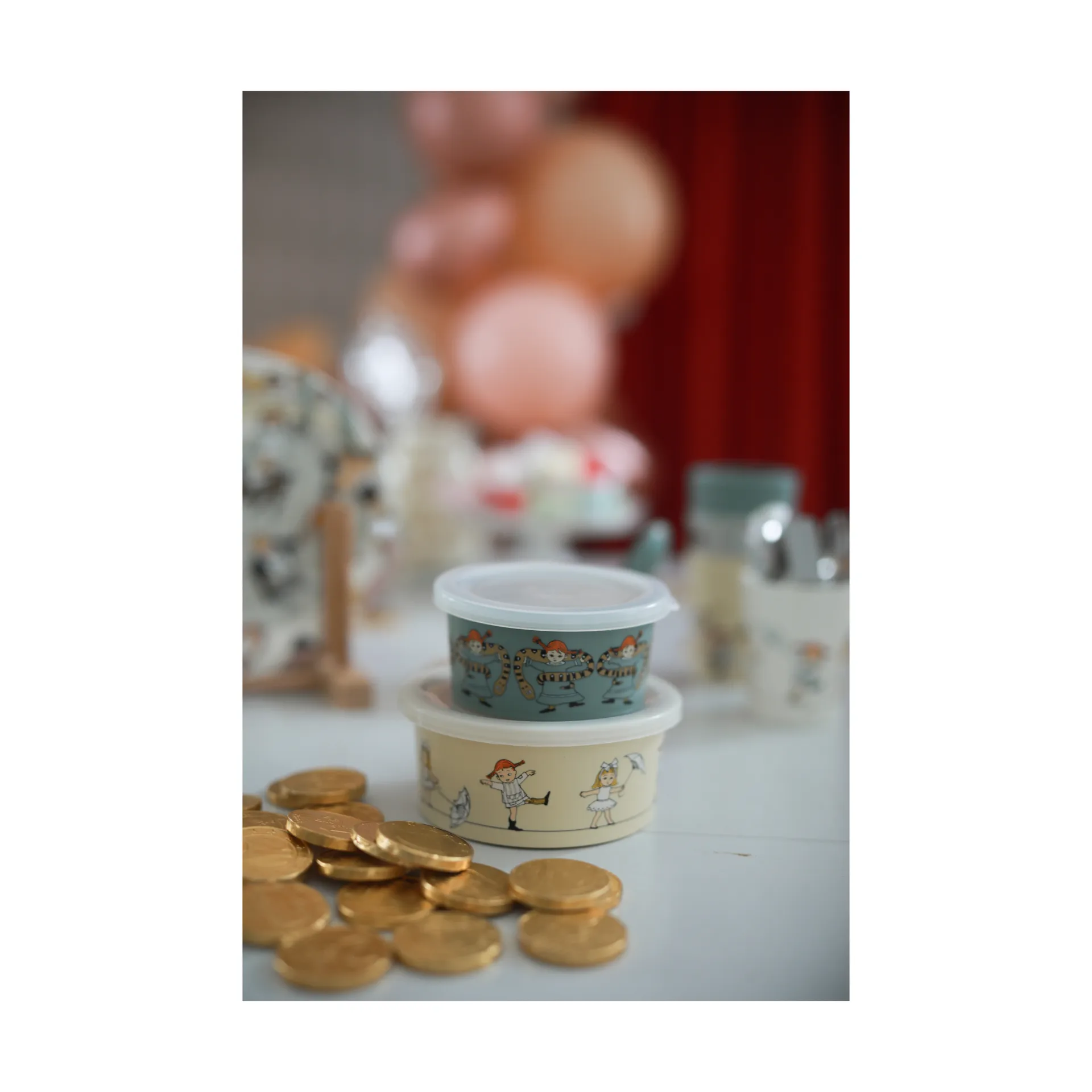 Pippi Cirkus snackbox 2-pack, Multi Rätt Start