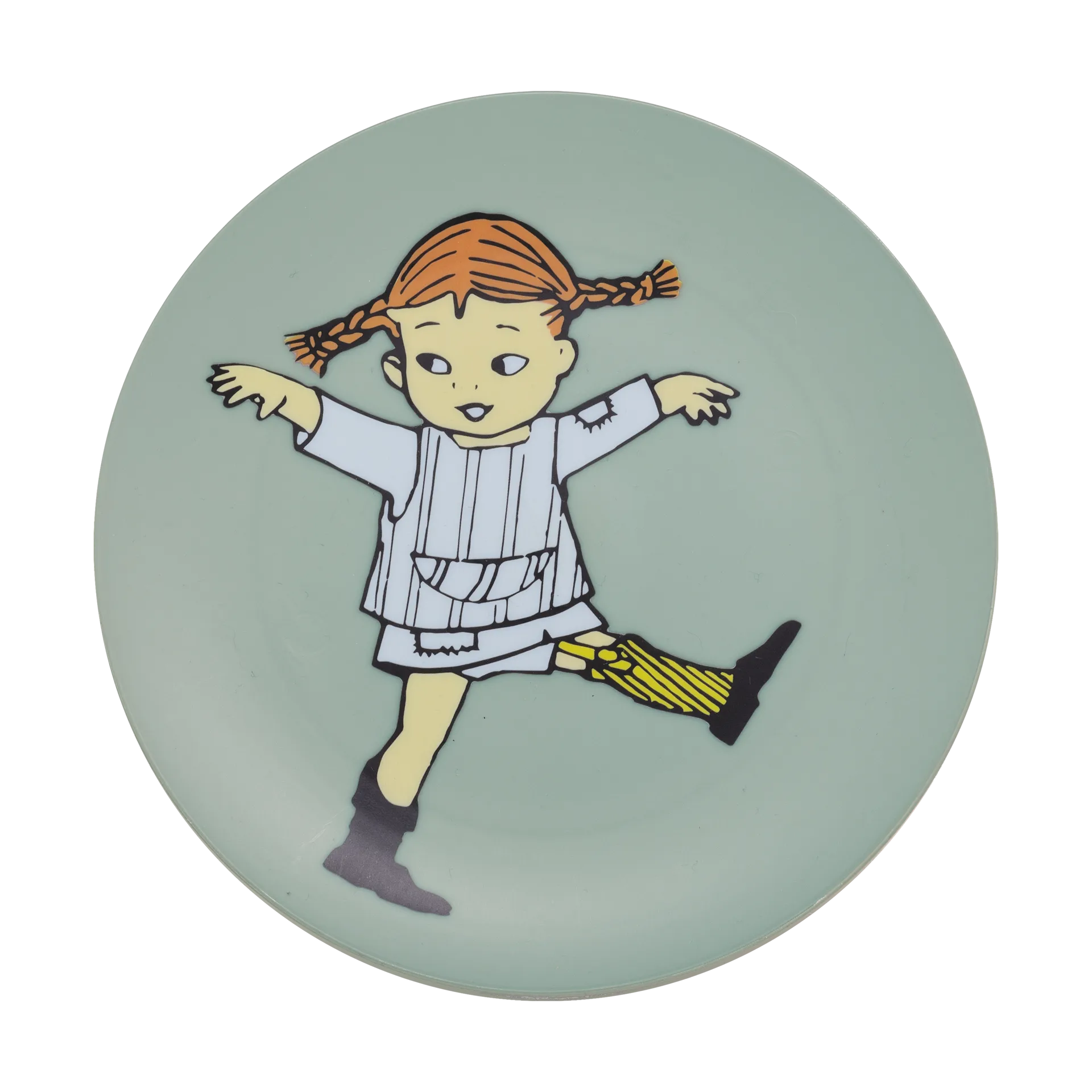 Pippi Cirkus tallrik Ø20 cm, Grön Rätt Start