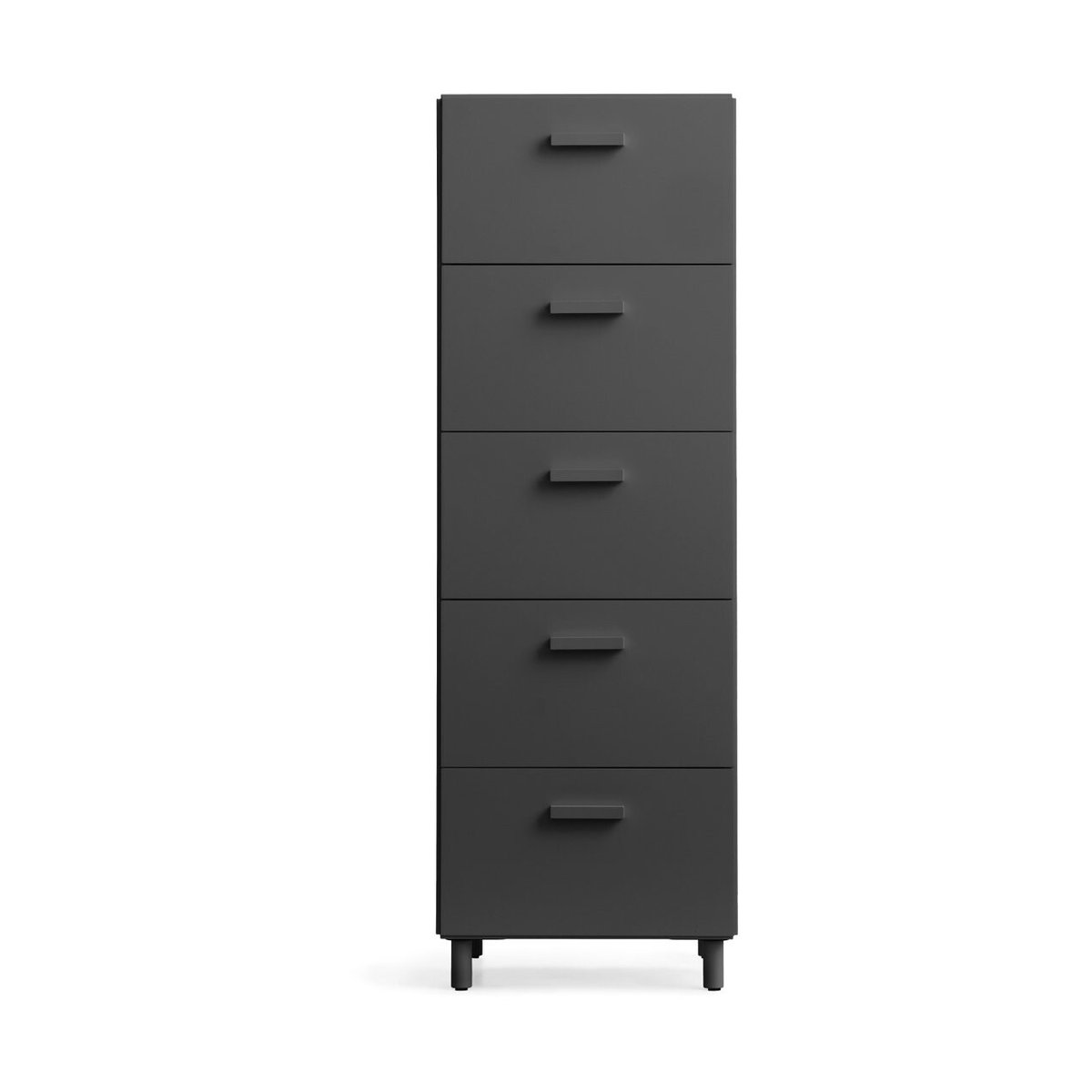 Relief byrå hög med ben 41x115 cm grå | Skandinavisk Design | Grå