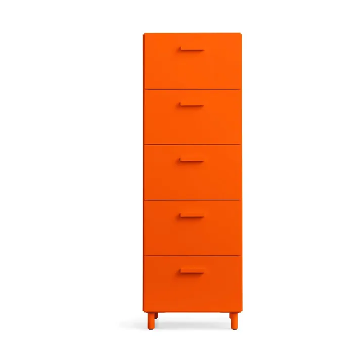 Relief byrå hög med ben 41x115 cm orange - Relief