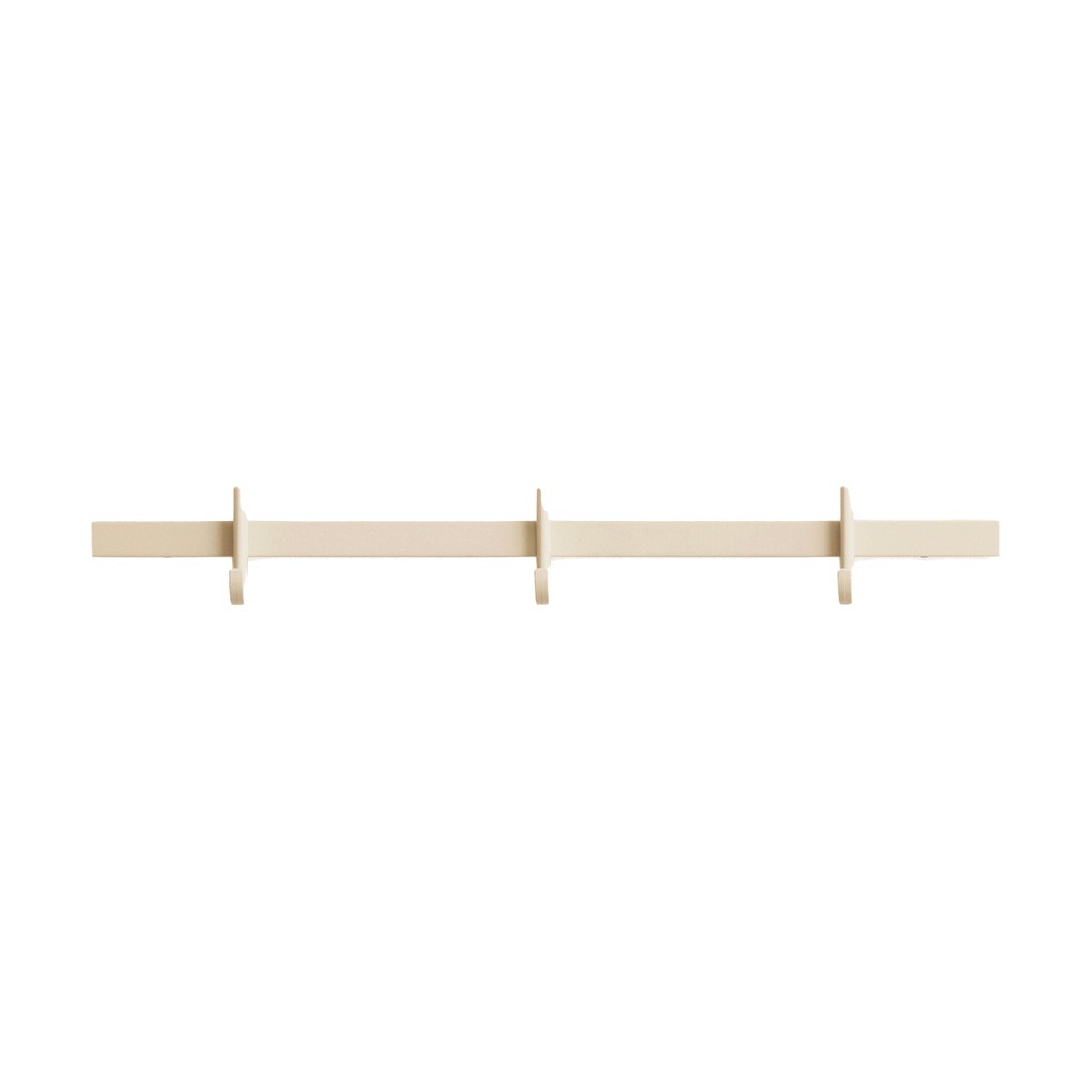 Relief kroklist small 41 cm Ask | Skandinavisk Design | Krokar & Hängare | Beige