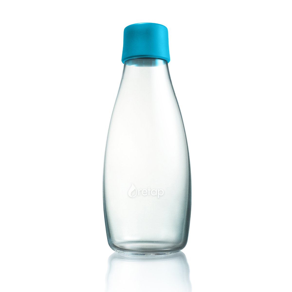 Retap glasflaska 0,5 l ljusblå | Skandinavisk Design | Vattenflaskor | Blå