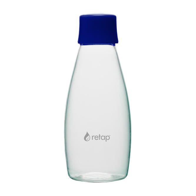 Retap Go 05 glasflaska skruvkork 50 cl Dark blue | Skandinavisk Design | Vattenflaskor | Blå