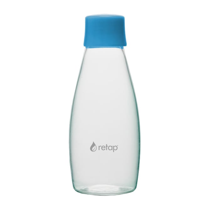Retap Go 05 glasflaska skruvkork 50 cl Light blue | Skandinavisk Design | Vattenflaskor | Blå