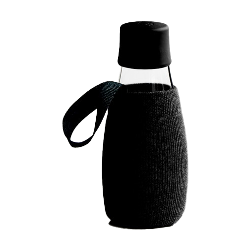 Retap sleeve 0,3 l svart | Skandinavisk Design | Vattenflaskor | Svart
